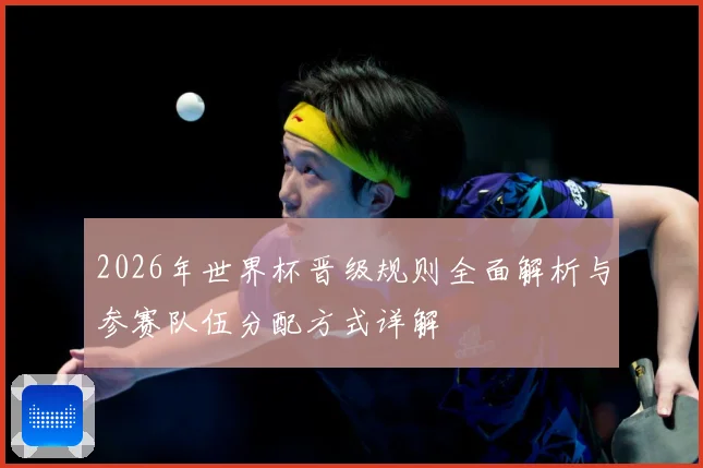 2026年世界杯晋级规则全面解析与参赛队伍分配方式详解
